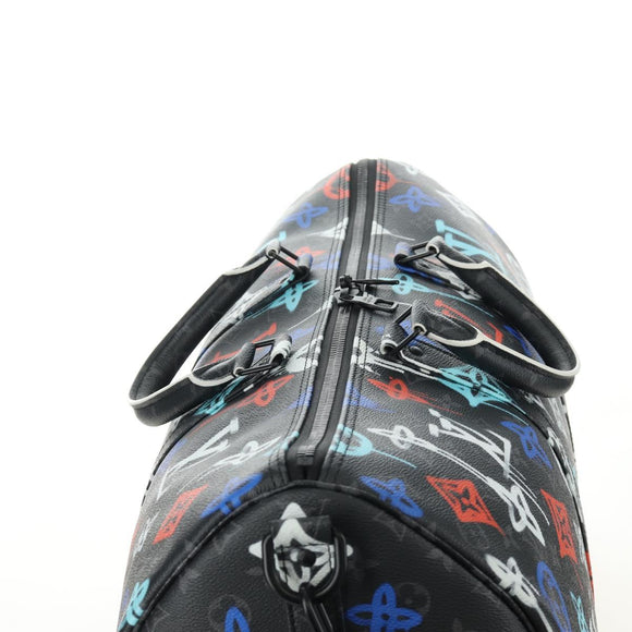 LOUIS VUITTON Eclipse Graffiti Keepall Bandouliere 50 Bag M21384 Auth 181959SM