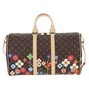 LOUIS VUITTON Takashi Murakami Keepall Bandouliere 45 Bag M14182 Auth 181961SM-13