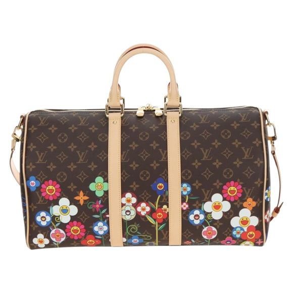 LOUIS VUITTON Takashi Murakami Keepall Bandouliere 45 Bag M14182 Auth 181961SM
