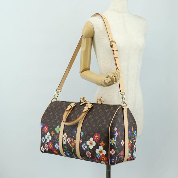 LOUIS VUITTON Takashi Murakami Keepall Bandouliere 45 Bag M14182 Auth 181961SM