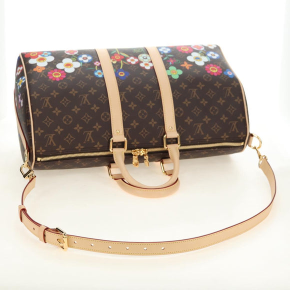 LOUIS VUITTON Takashi Murakami Keepall Bandouliere 45 Bag M14182 Auth 181961SM