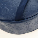 GUCCI Sherry Line Double G Backpack Leather Navy Silver Red 752358 Auth 181963M-19