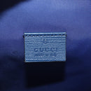 GUCCI Sherry Line Double G Backpack Leather Navy Silver Red 752358 Auth 181963M-21