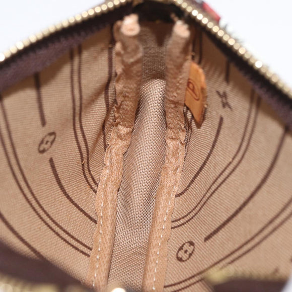 LOUIS VUITTON Monogram Patch Mini Pochette Accessoires Beutel M95804 Auth 181966V