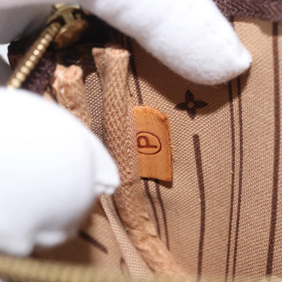 LOUIS VUITTON Monogram Patch Mini Pochette Accessoires Beutel M95804 Auth 181966V