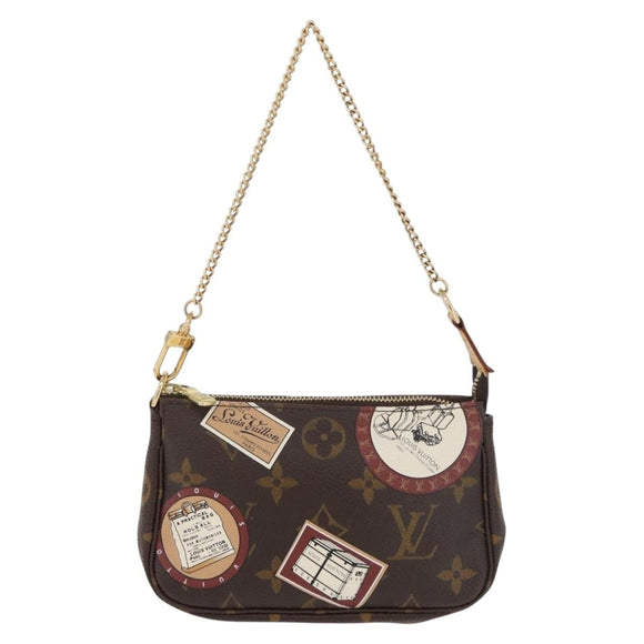LOUIS VUITTON Monogram Patch Mini Pochette Accessoires Beutel M95804 Auth 181966V