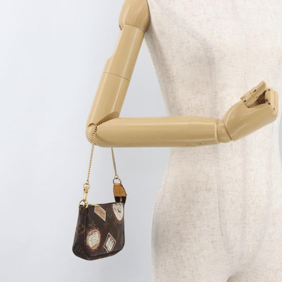 LOUIS VUITTON Monogram Patch Mini Pochette Accessoires Beutel M95804 Auth 181966V