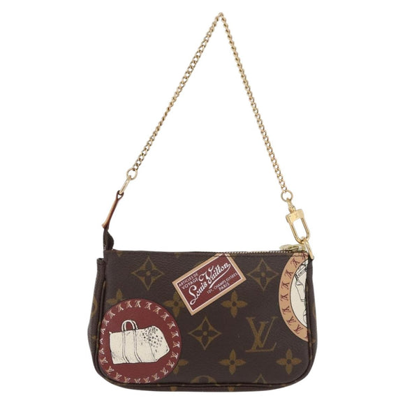 LOUIS VUITTON Monogram Patch Mini Pochette Accessoires Beutel M95804 Auth 181966V