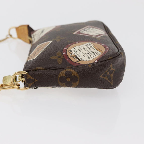 LOUIS VUITTON Monogram Patch Mini Pochette Accessoires Beutel M95804 Auth 181966V