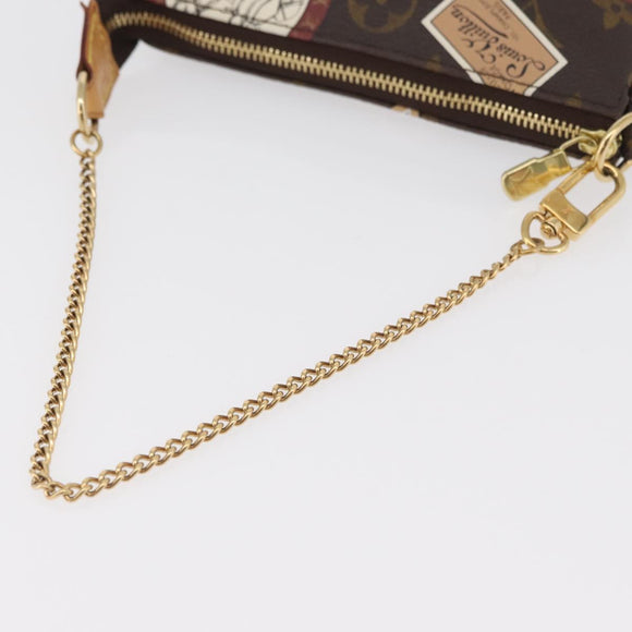 LOUIS VUITTON Monogram Patch Mini Pochette Accessoires Beutel M95804 Auth 181966V