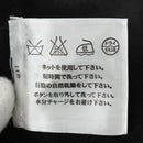 CHANEL Mantel Wolle Schwarz CC Auth 181967V-12