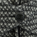 CHANEL Mantel Wolle Schwarz CC Auth 181967V-6