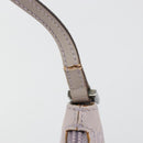 GUCCI GG Canvas Shoulder Bag Lavende Silver 32160 Auth 181980A-9