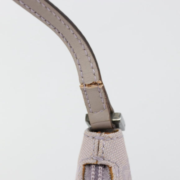 GUCCI GG Canvas Shoulder Bag Lavende Silver 32160 Auth 181980A