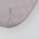 GUCCI GG Canvas Shoulder Bag Lavende Silver 32160 Auth 181980A-17