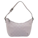 GUCCI GG Canvas Shoulder Bag Lavende Silver 32160 Auth 181980A-13