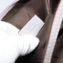 GUCCI GG Canvas Shoulder Bag Lavende Silver 32160 Auth 181980A-12