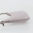 GUCCI GG Canvas Shoulder Bag Lavende Silver 32160 Auth 181980A-4