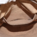 GUCCI GG Supreme Web Sherry Line Bag PVC Beige Gold 41 02 034 Auth 181983-11