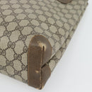 GUCCI GG Supreme Web Sherry Line Tragetasche PVC Beige 41 004 4465 Auth 181984-10