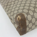 GUCCI GG Supreme Web Sherry Line Tragetasche PVC Beige 41 004 4465 Auth 181984-11