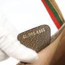 GUCCI GG Supreme Web Sherry Line Tragetasche PVC Beige 41 004 4465 Auth 181984-19
