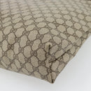 GUCCI GG Supreme Web Sherry Line Tote Bag PVC Beige Gold 40 02 003 Auth 181985A-12