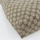 GUCCI GG Supreme Web Sherry Line Tote Bag PVC Beige Gold 40 02 003 Auth 181985A-13