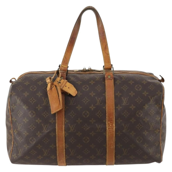 LOUIS VUITTON Monogram Sac Souple 45 Boston Bag M41624 LV Auth 181990