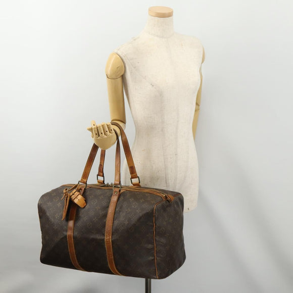 LOUIS VUITTON Monogram Sac Souple 45 Boston Bag M41624 LV Auth 181990