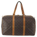 LOUIS VUITTON Monogram Sac Souple 45 Boston Bag M41624 LV Auth 181990-3