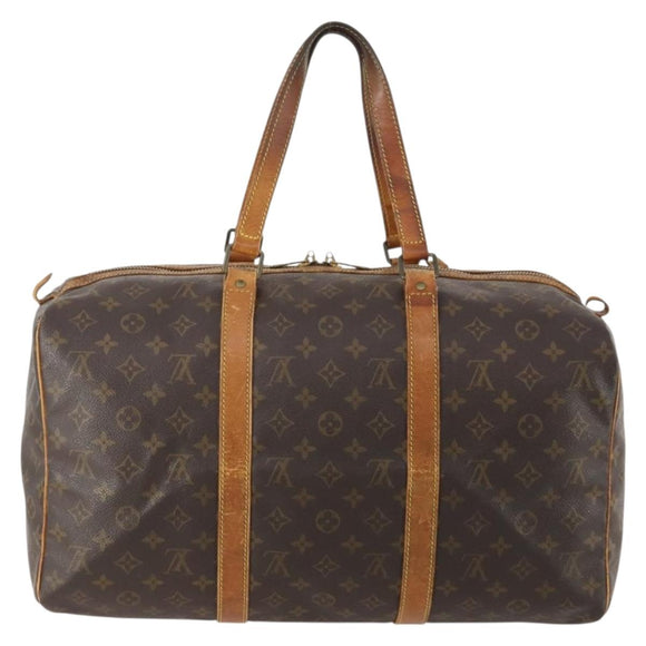 LOUIS VUITTON Monogram Sac Souple 45 Boston Bag M41624 LV Auth 181990