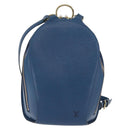 LOUIS VUITTON Epi Mabillon Backpack Blue M52235 LV Auth 181994-2