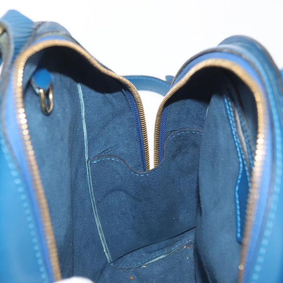 LOUIS VUITTON Epi Mabillon Backpack Blue M52235 LV Auth 181994
