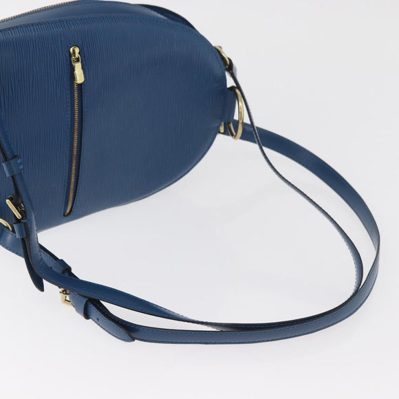 LOUIS VUITTON Epi Mabillon Backpack Blue M52235 LV Auth 181994