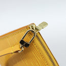 LOUIS VUITTON Epi Pochette Accessoires Pouch Yellow M52949 LV Auth 181996A-10