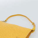LOUIS VUITTON Epi Pochette Accessoires Pouch Yellow M52949 LV Auth 181996A-8