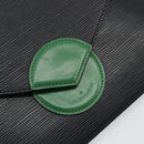 LOUIS VUITTON Epi Osh Shoulder Bag Black Green M52444 LV Auth 181997-17