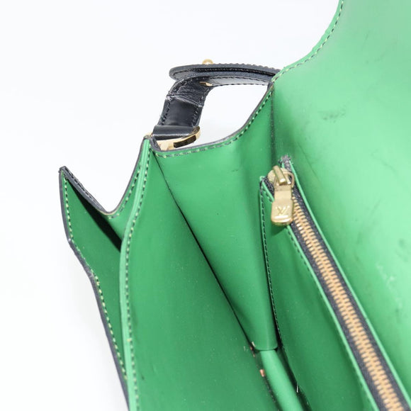 LOUIS VUITTON Epi Osh Shoulder Bag Black Green M52444 LV Auth 181997