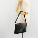 LOUIS VUITTON Epi Osh Shoulder Bag Black Green M52444 LV Auth 181997-24