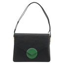 LOUIS VUITTON Epi Osh Shoulder Bag Black Green M52444 LV Auth 181997-13