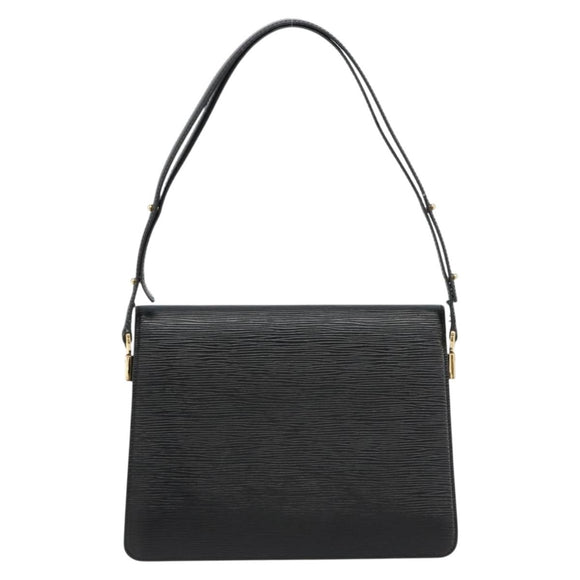 LOUIS VUITTON Epi Osh Shoulder Bag Black Green M52444 LV Auth 181997