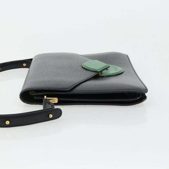 LOUIS VUITTON Epi Osh Shoulder Bag Black Green M52444 LV Auth 181997