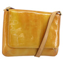 LOUIS VUITTON Monogram Vernis Thompson Street Bag Beige M91301 LV Auth 182002-1