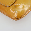 LOUIS VUITTON Monogram Vernis Thompson Street Bag Beige M91301 LV Auth 182002-11