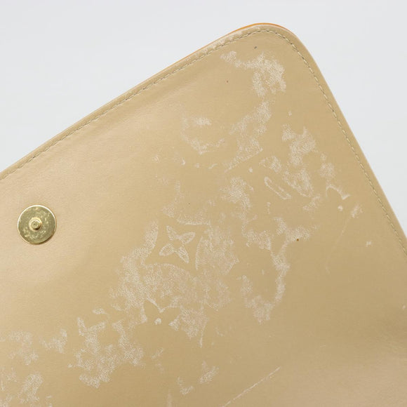 LOUIS VUITTON Monogram Vernis Thompson Street Bag Beige M91301 LV Auth 182002