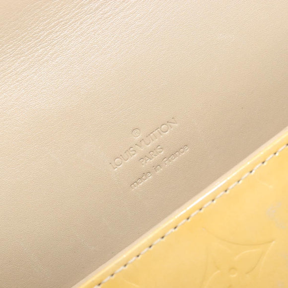 LOUIS VUITTON Monogram Vernis Thompson Street Bag Beige M91301 LV Auth 182002