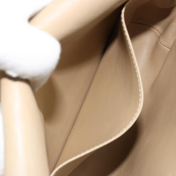 LOUIS VUITTON Monogram Vernis Thompson Street Bag Beige M91301 LV Auth 182002