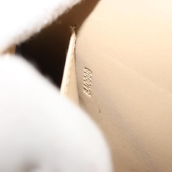 LOUIS VUITTON Monogram Vernis Thompson Street Bag Beige M91301 LV Auth 182002