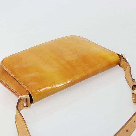 LOUIS VUITTON Monogram Vernis Thompson Street Bag Beige M91301 LV Auth 182002